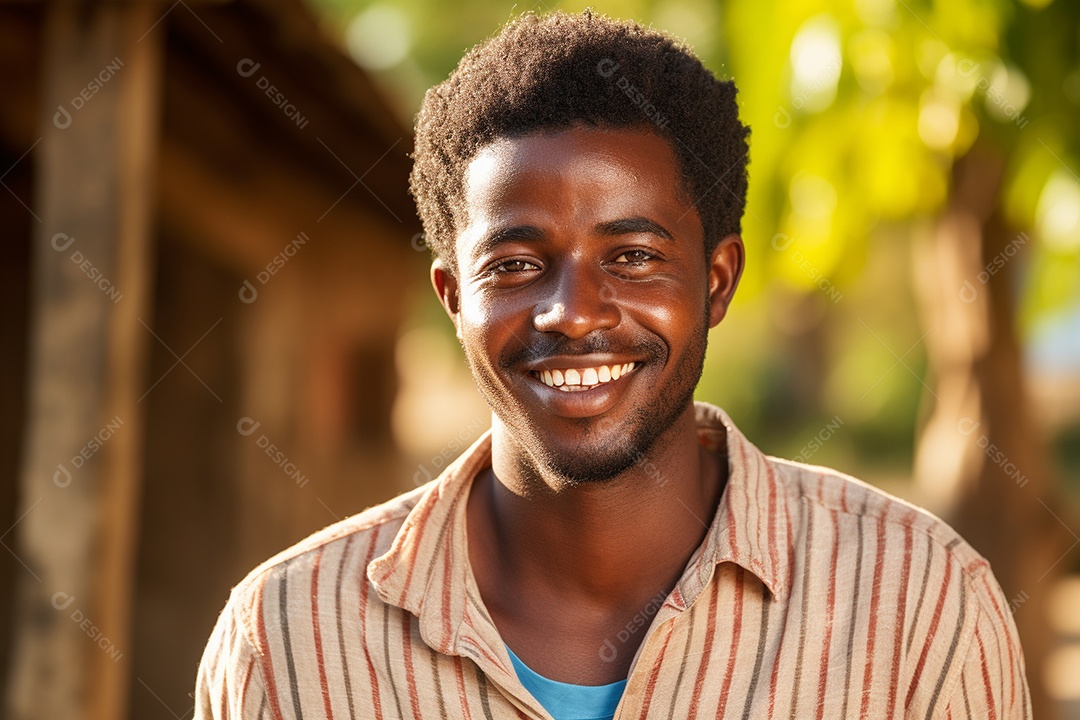 Lindo homem africano