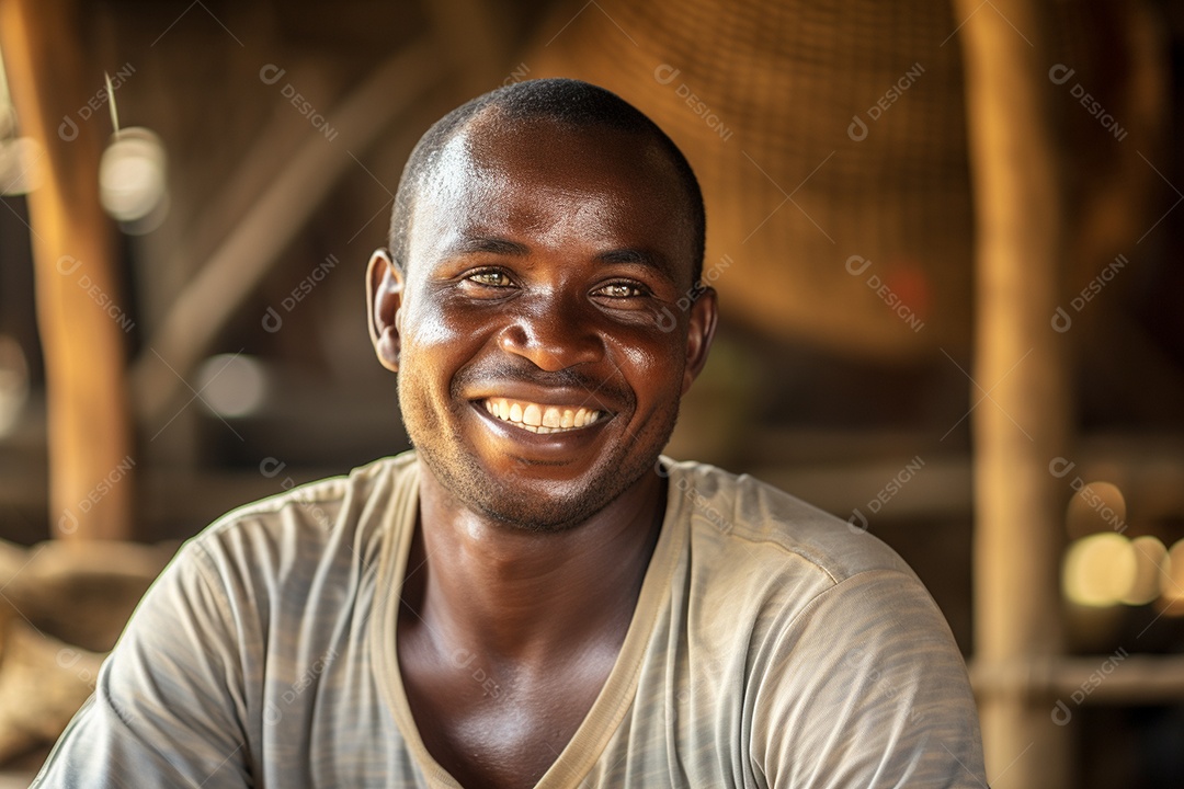 Lindo homem africano