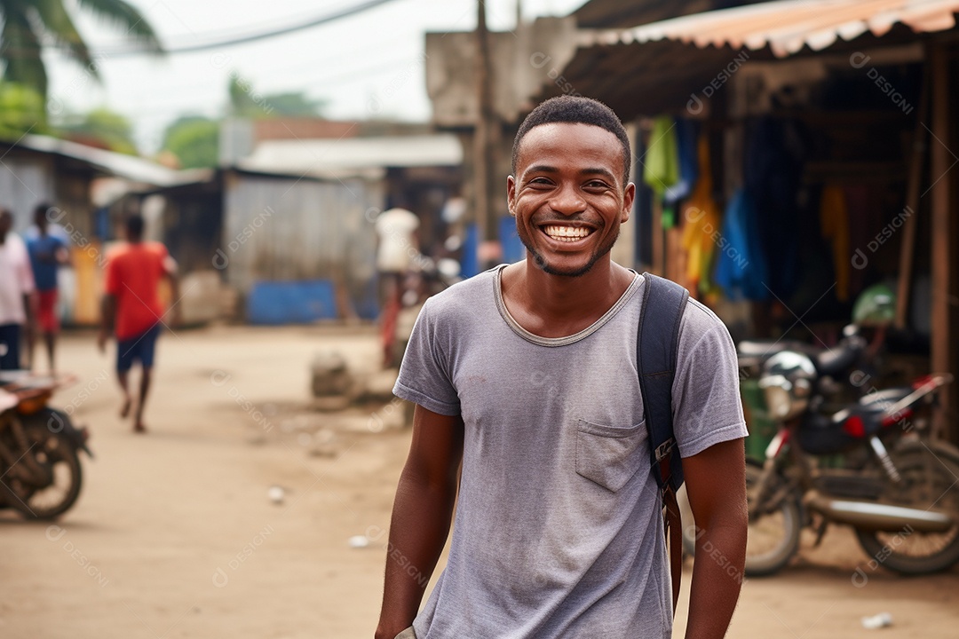 Lindo homem africano