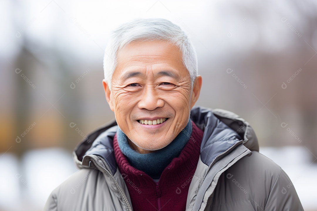 Lindo homem asiático