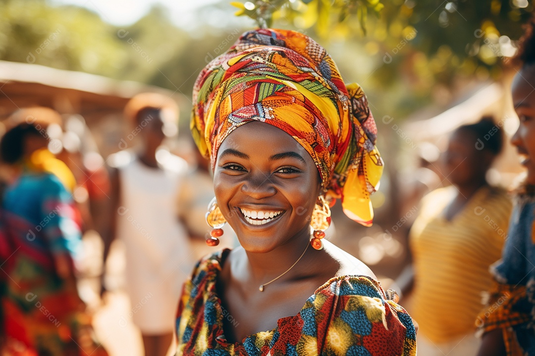 Linda mulher africana