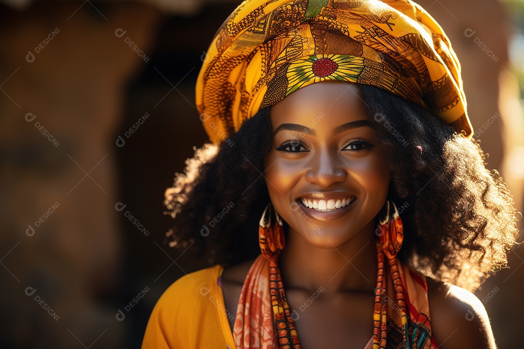 Linda mulher africana