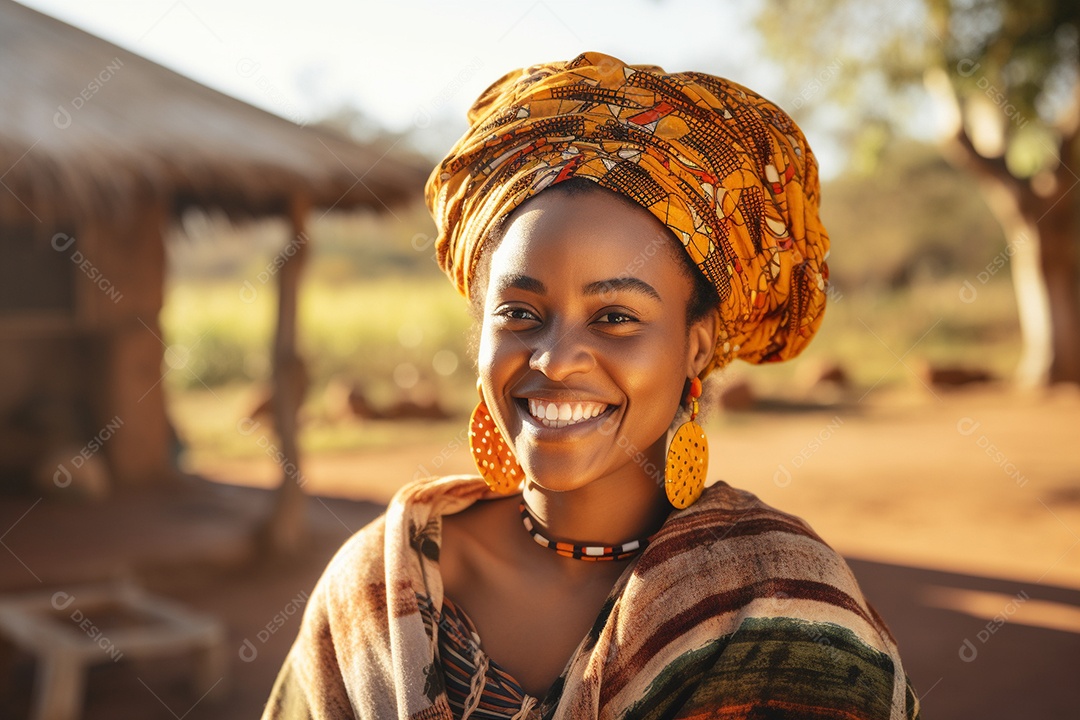 Linda mulher africana