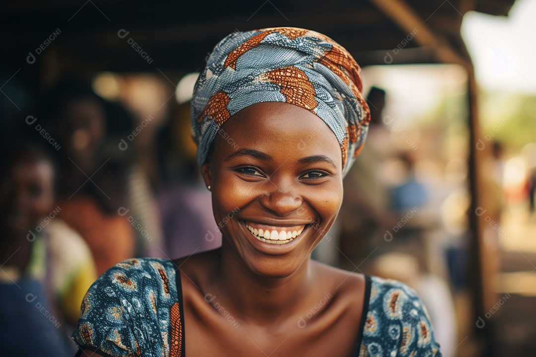 Linda mulher africana