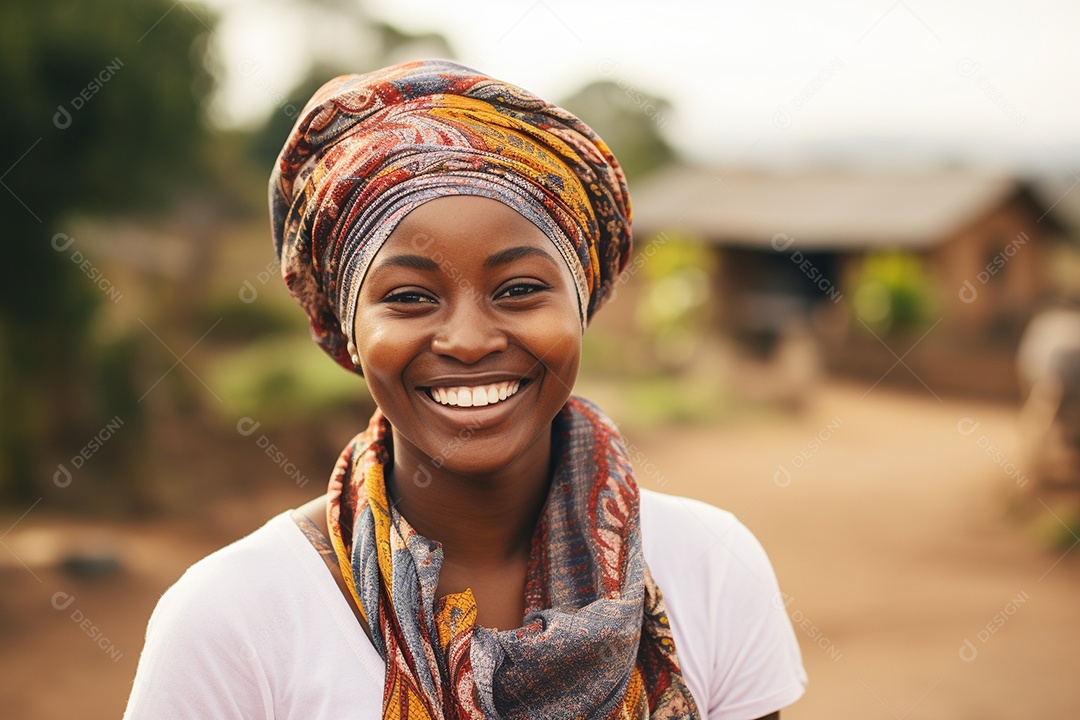 Linda mulher africana