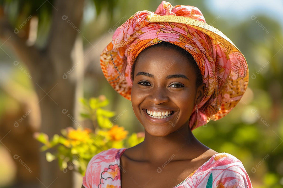 Linda mulher africana