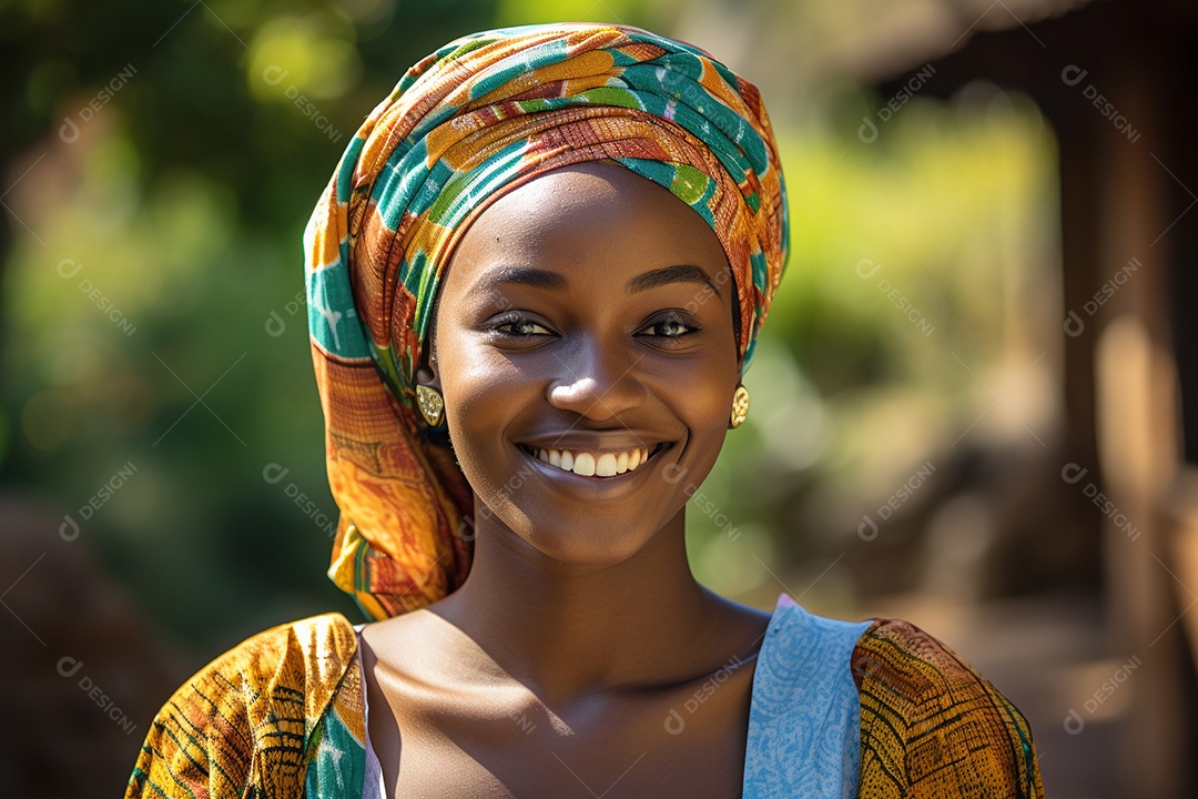 Linda mulher africana