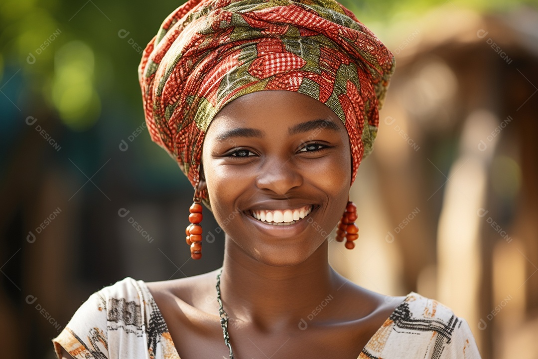 Linda mulher africana