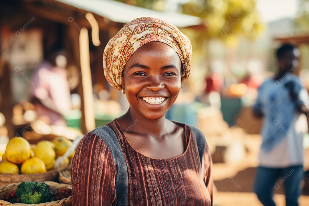 Linda mulher africana