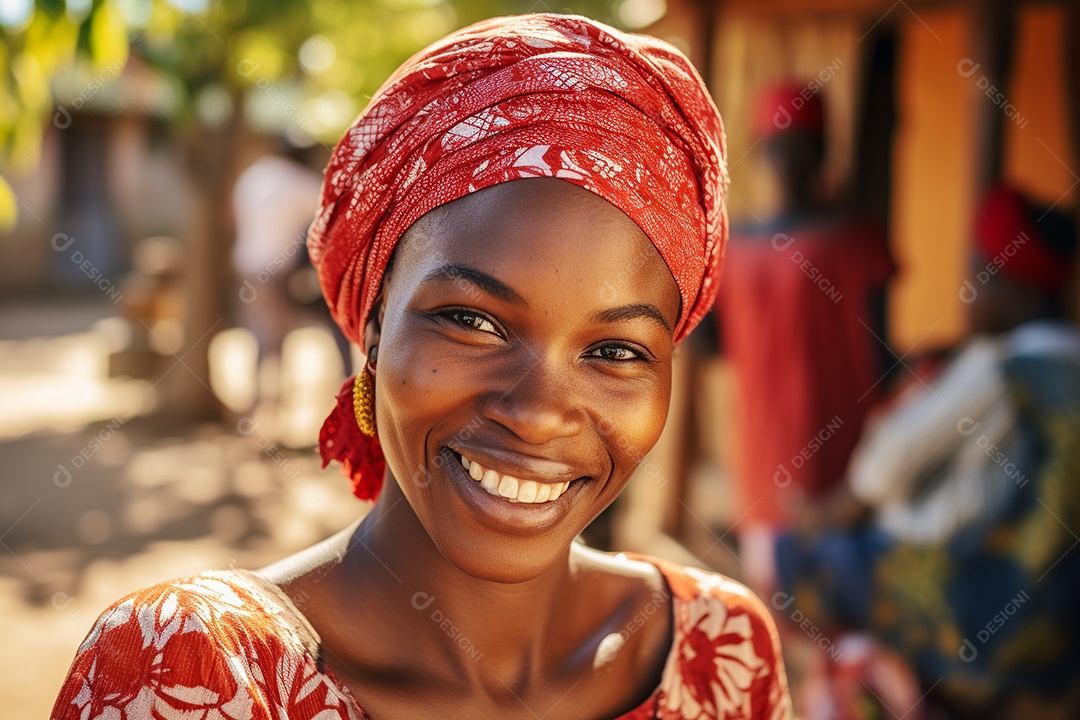 Linda mulher africana