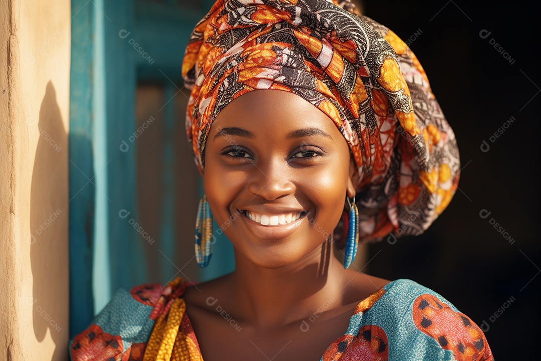 Linda mulher africana