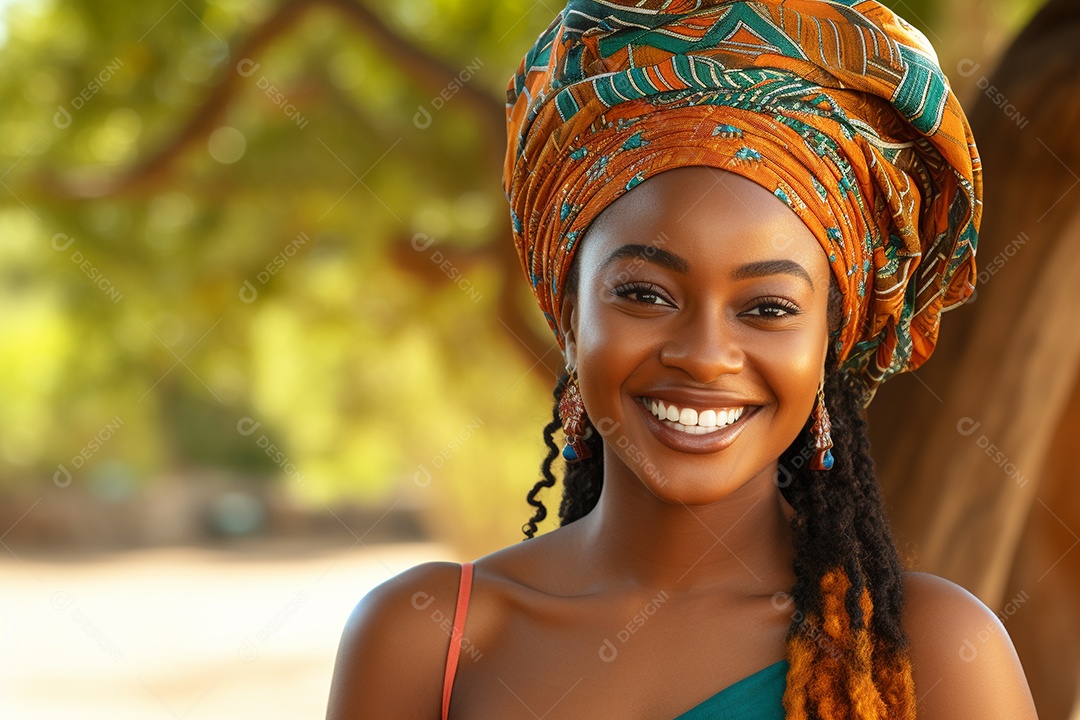 Linda mulher africana