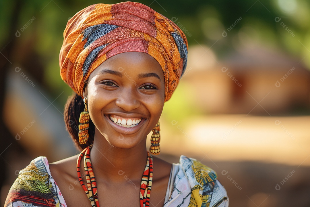 Linda mulher africana