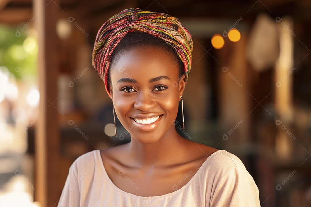 Linda mulher africana