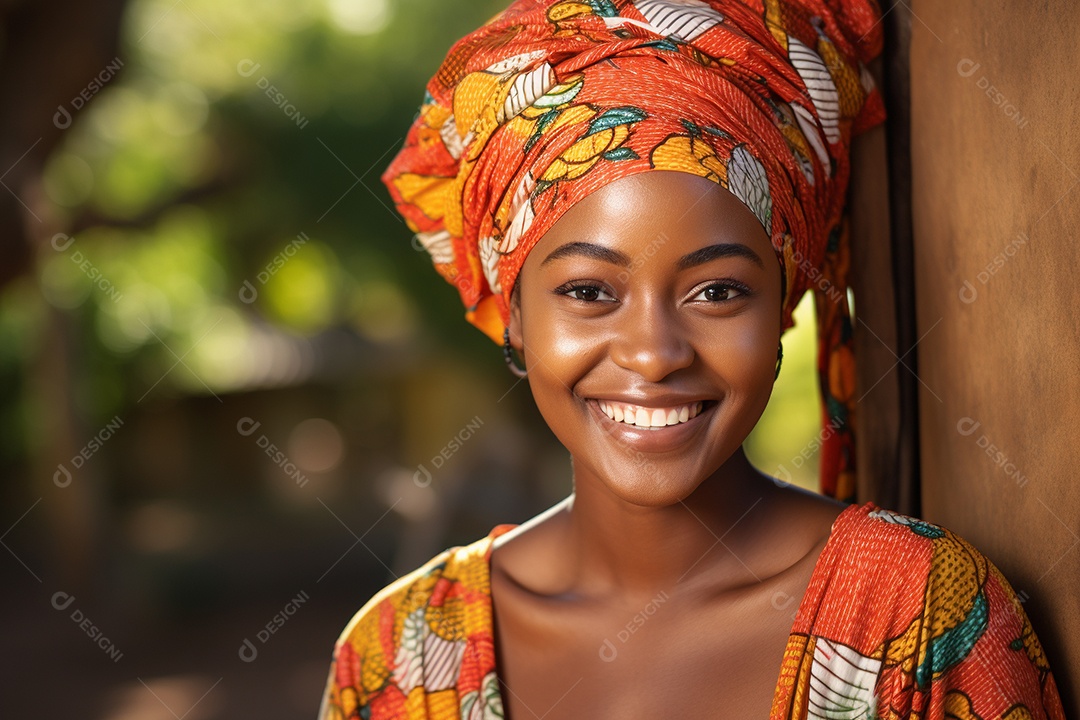 Linda mulher africana