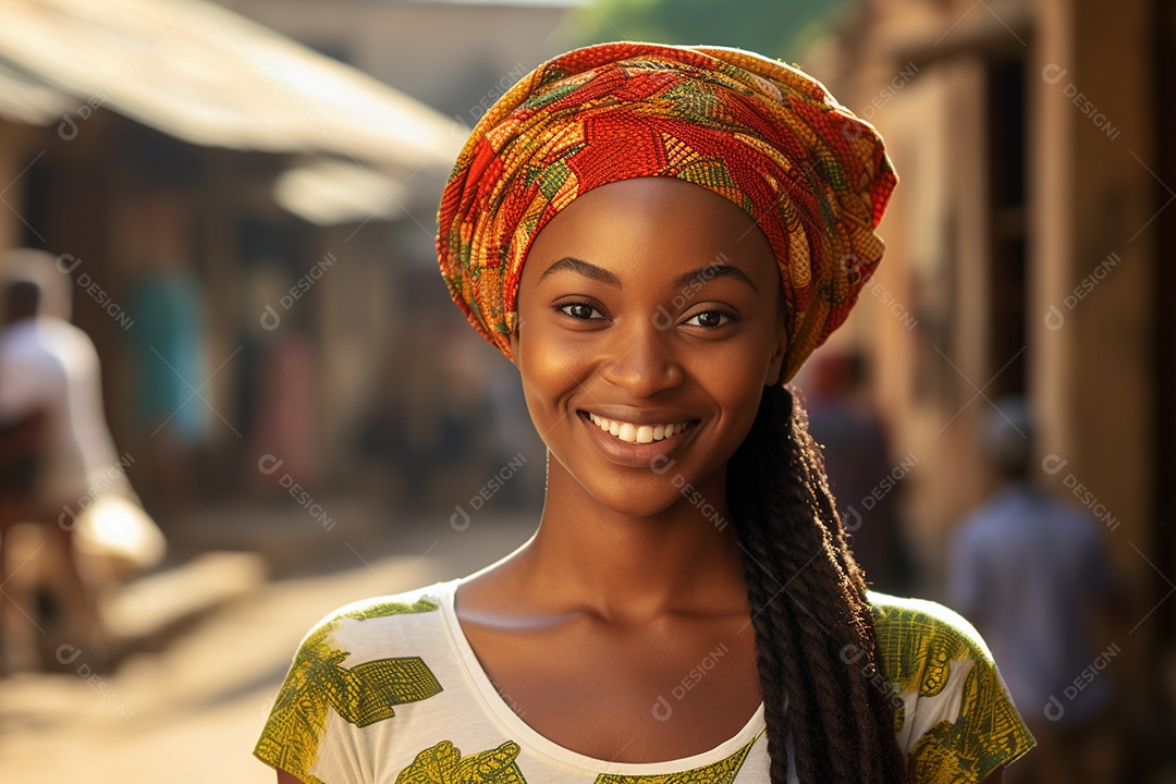 Linda mulher africana