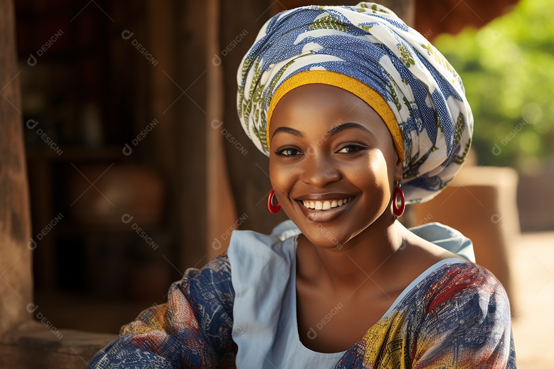 Linda mulher africana