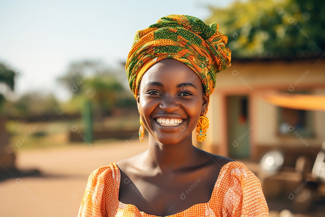 Linda mulher africana
