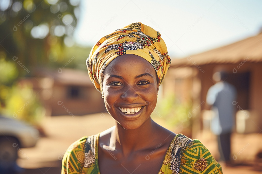 Linda mulher africana