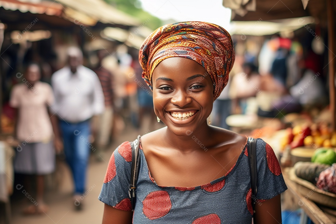 Linda mulher africana