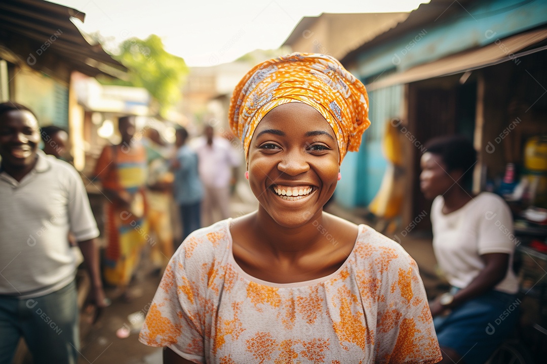 Linda mulher africana