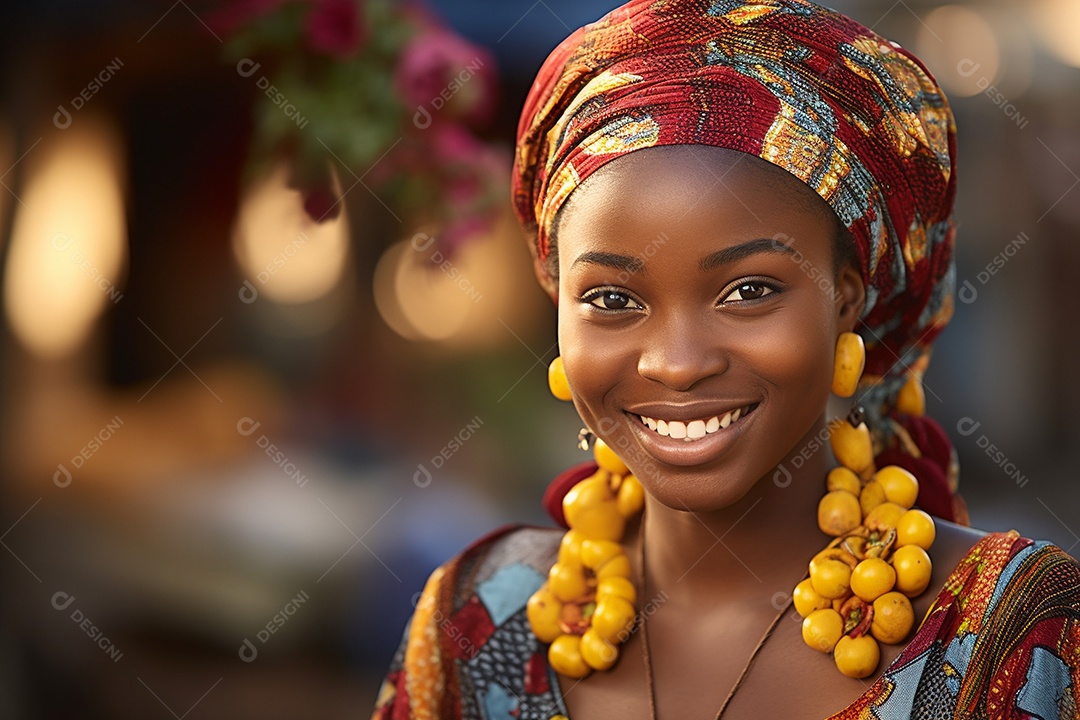 Linda mulher africana