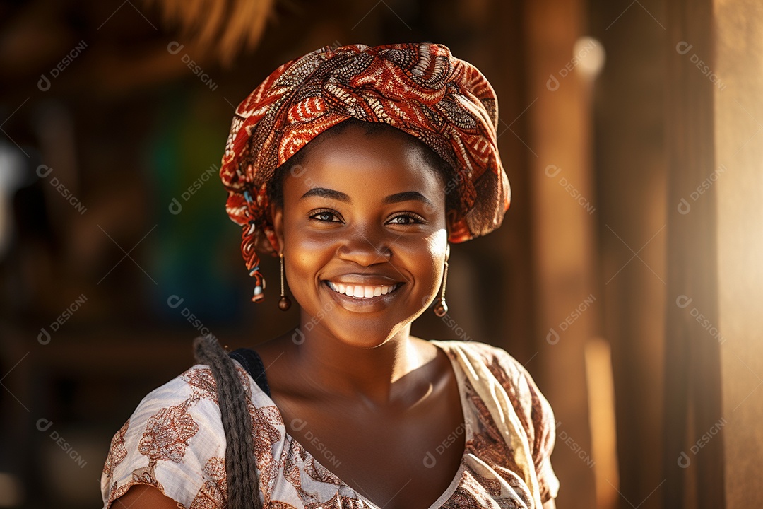 Linda mulher africana