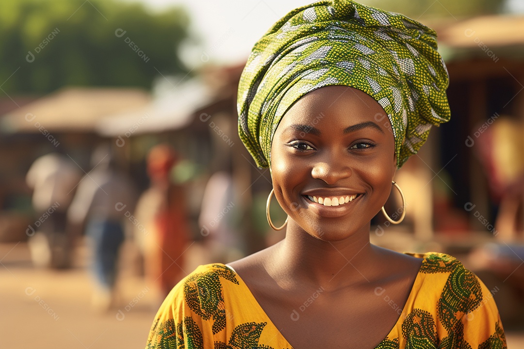 Linda mulher africana