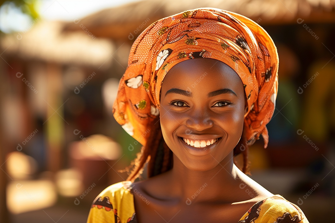 Linda mulher africana