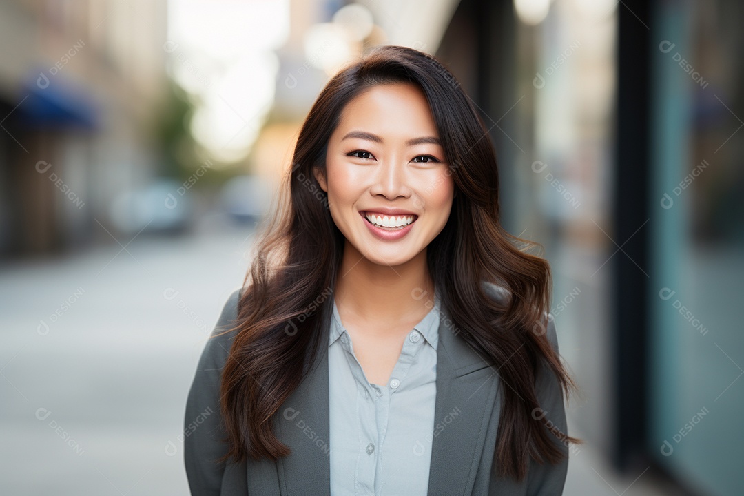 Linda Mulher Asiática