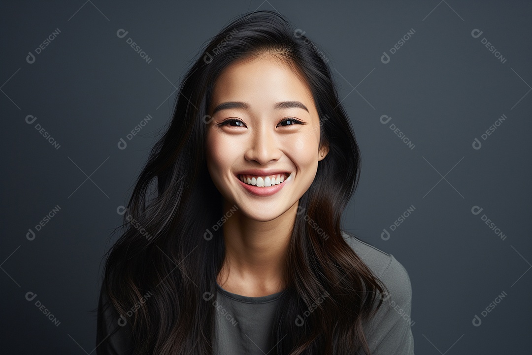 Linda Mulher Asiática