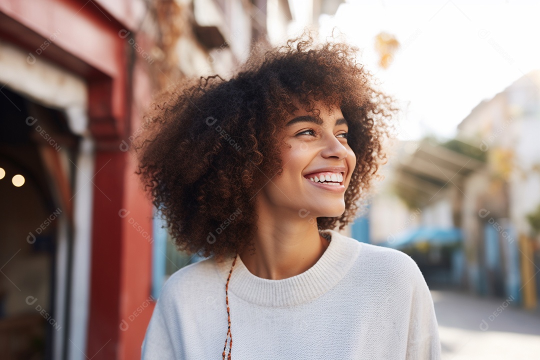 Linda mulher europeia