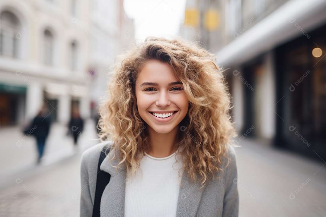 Linda Mulher europeia