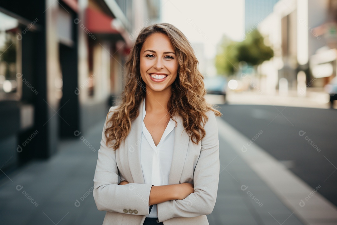 Linda mulher europeia