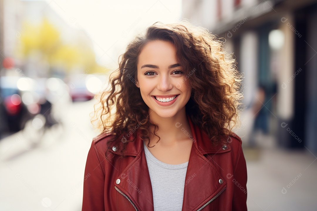 Linda mulher europeia