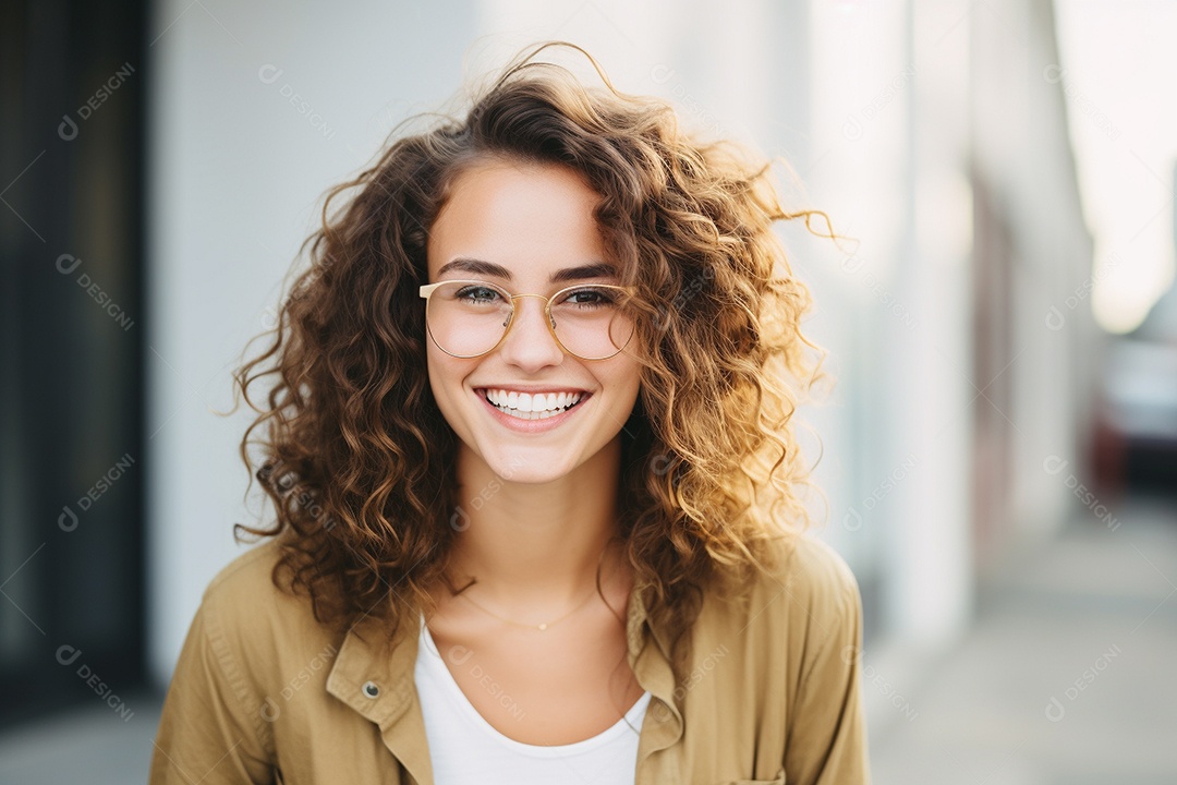 Linda mulher europeia