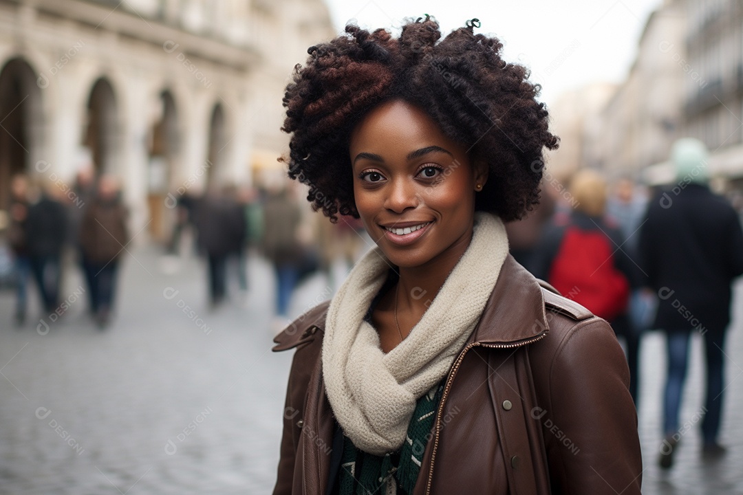 Mulher turista de Roma