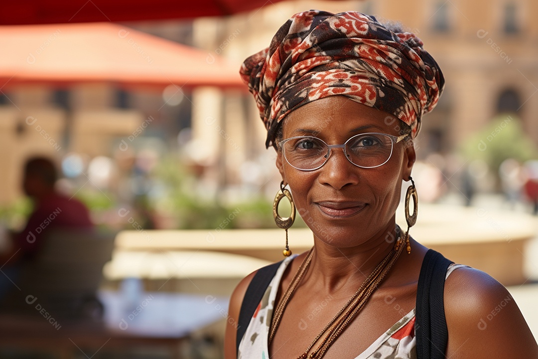 Mulher turista de Roma