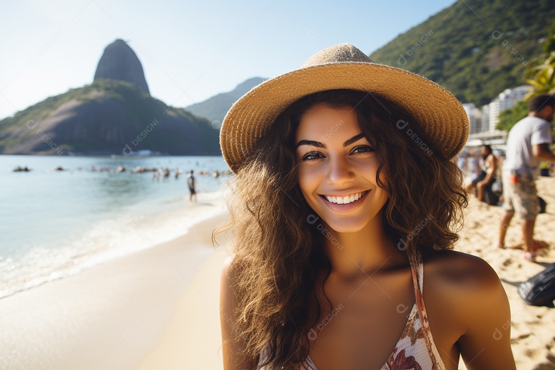 Mulher turista do Rio de Janeiro