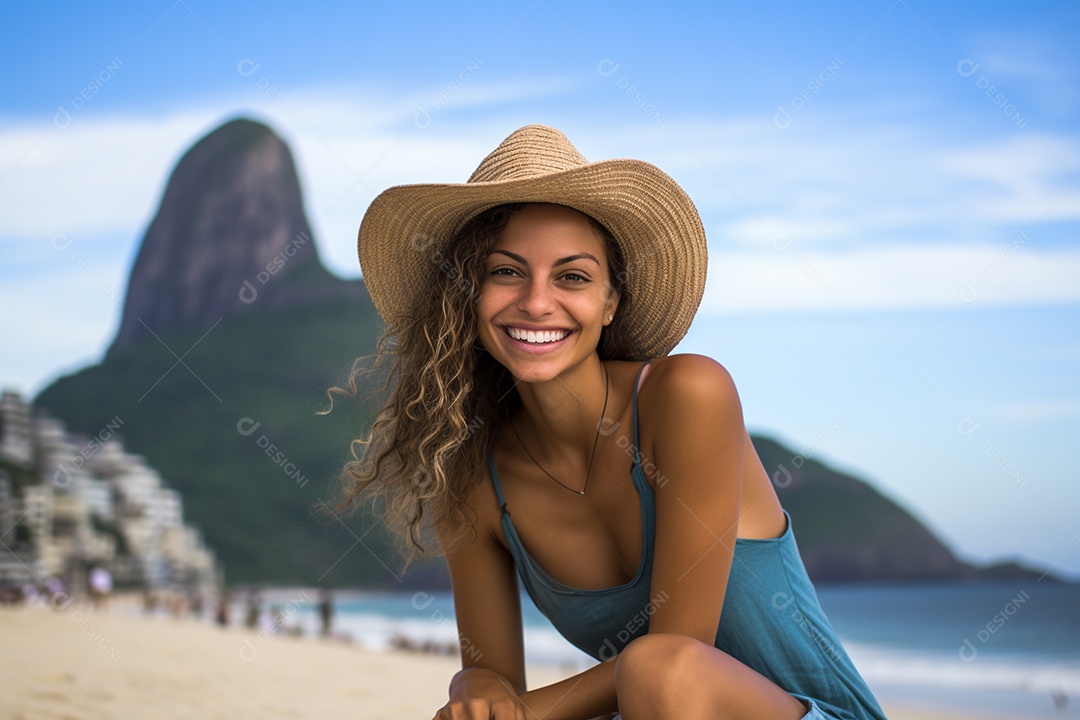 Mulher turista do Rio de Janeiro