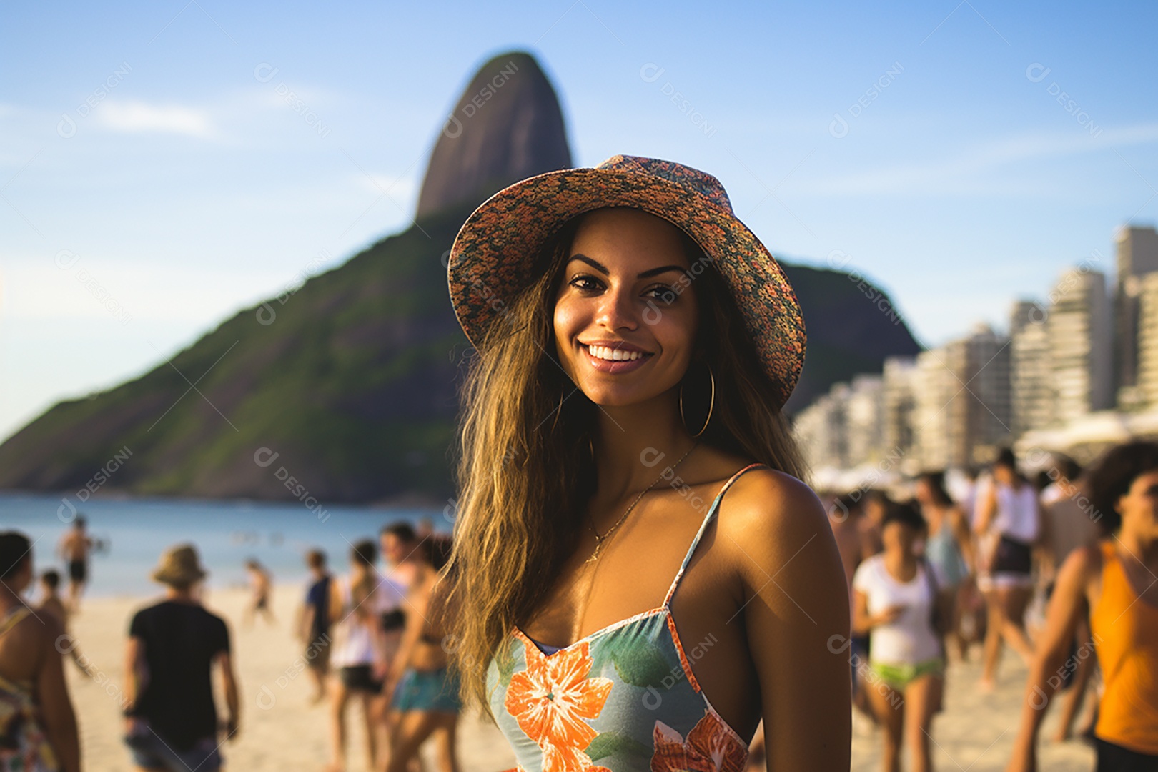 Mulher turista do Rio de Janeiro