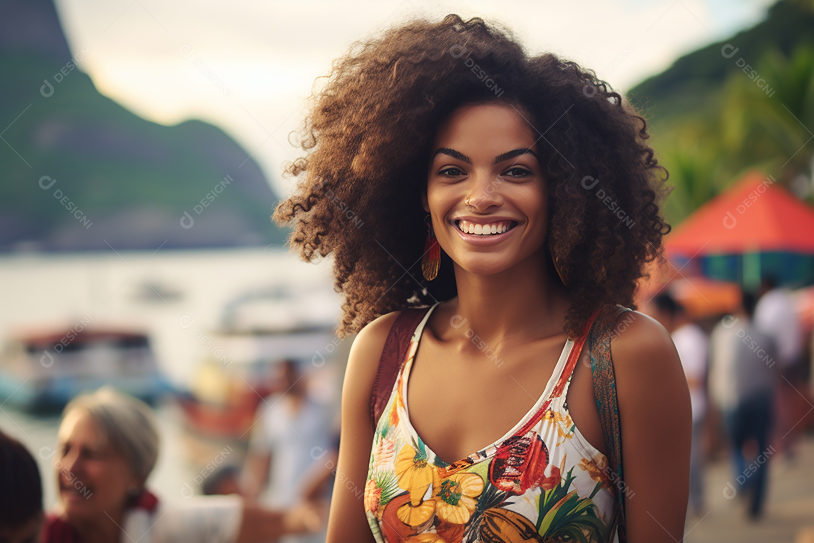 Mulher turista do Rio de Janeiro