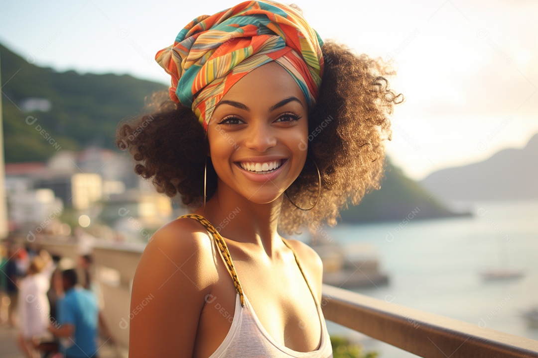 Mulher turista do Rio de Janeiro