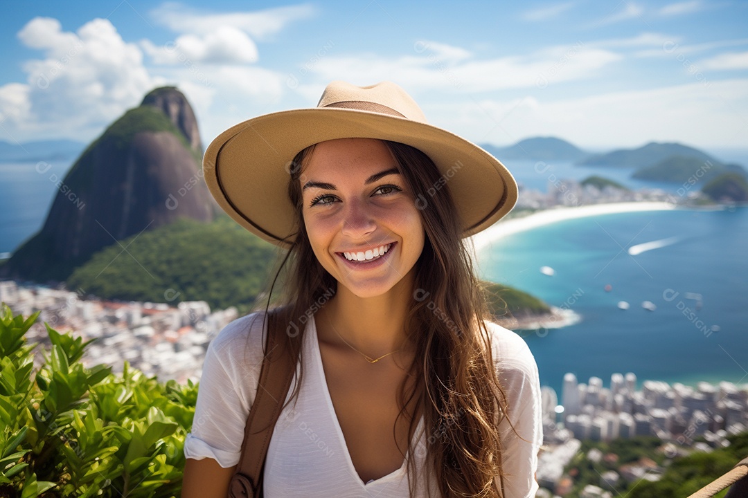 Mulher turista do Rio de Janeiro
