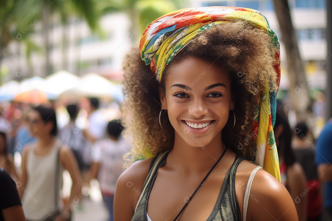 Mulher turista do Rio de Janeiro