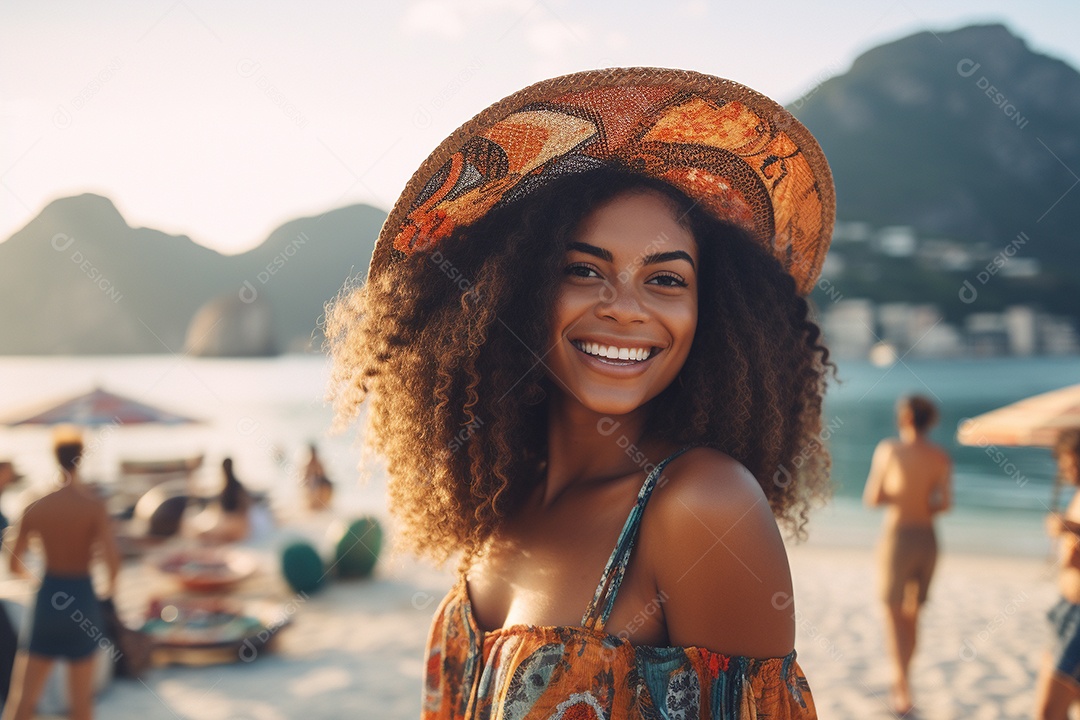 Mulher turista do Rio de Janeiro