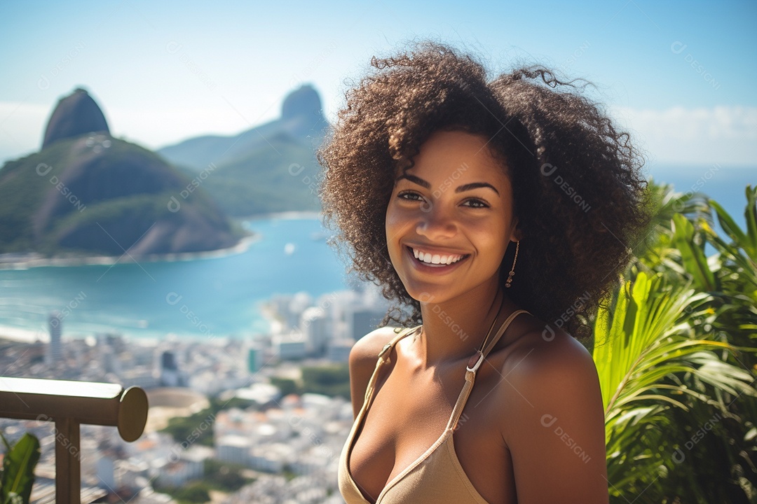 Mulher turista do Rio de Janeiro