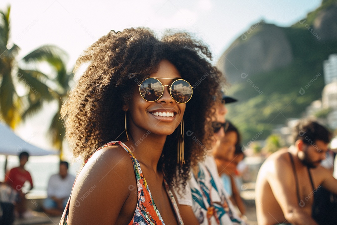 Mulher turista do Rio de Janeiro