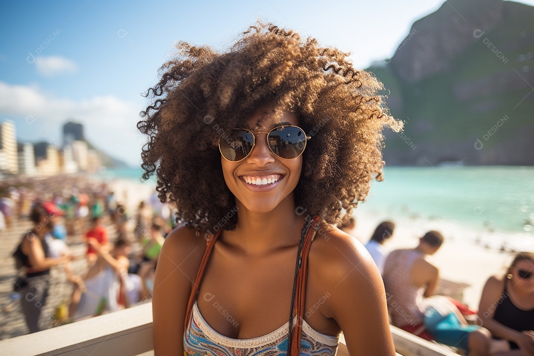 Mulher turista do Rio de Janeiro
