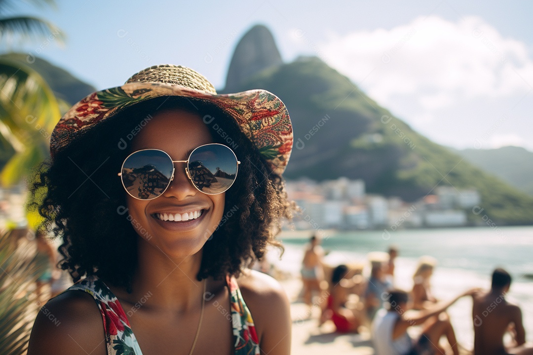 Mulher turista do Rio de Janeiro